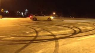 2012 BMW 5 Series donuts and burnout [upl. by Cormac]