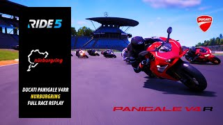 DUCATI PANIGALE V4R  FULL RACE REPLAY  NURBURGRING  RIDE 5 [upl. by Lila]