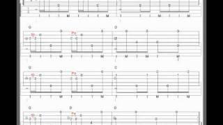 How to read banjo tab  Chord Foundation shorts [upl. by Shrier]