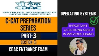 CCAT Preparation  Part3  SectionB  Operating Systems  CDAC Entrance Exam [upl. by Fronnia950]