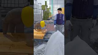 Cement Factory Labour Accident 😨 shorts 3danimation [upl. by Earaj338]