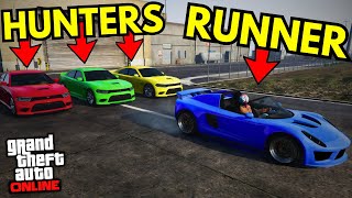 COIL VOLTIC vs BUFFALO STX GTA 5 MANHUNT [upl. by Thane]