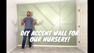 DIY Nursery Accent Wall Episode 2 [upl. by Tempa824]