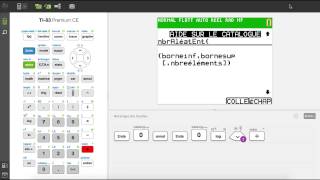 Utiliser le catalogue de la TI83 Premium CE [upl. by Vanderhoek]