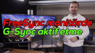 AMD FreeSync monitörde Nvidia GSync nasıl açılır [upl. by Harbison916]