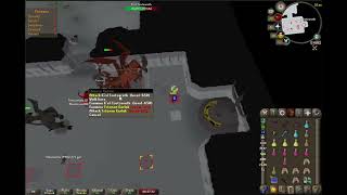 OSRS  Easy 80 Zammy with Bowfa kill example from fresh instance [upl. by Haseefan]