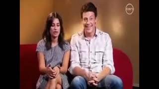 Cory Monteith and Lea Michele Australian Interview 2009 [upl. by Nawtna719]