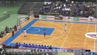 高校バスケ選抜大会2012 女子3位決定戦 山村学園 vs 昭和学院 [upl. by Hsemin33]