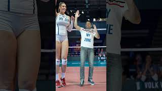 10ft Woman Volleyball Stars Dance Moves Will Blow Your Mind Tall Girl tallmodel  Tall Woman [upl. by Esinad]