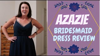 BRIDESMAID DRESSES ONLINE  Azazie Bridesmaid Dresses TryOn  Affordable Bridesmaid Dresses Review [upl. by Enaht171]