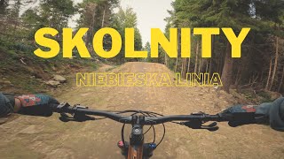 Bike Park Skolnity Wisła  Niebieska Linia A line [upl. by Stodder986]