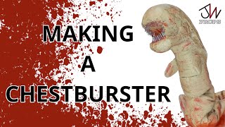 Making a Foam Chestburster from quotAlienquot 1979 [upl. by Kcirevam481]