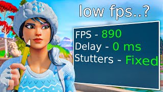 Fortnite Optimization  Fortnite Season 4 Optimization Guide  FPS Boost amp Reduce Input delay [upl. by Catarina]