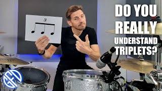 Understand and play Triplets correctly in less than 10 Minutes  Drum Lesson 9 [upl. by Imot]