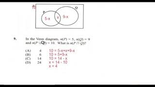 CXC Math MCQ 2019 Part 1 of 3  Questions amp Answers [upl. by Atterg]