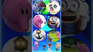 Paw Patrol Sheriff Labrador Pocoyo Minions House Head Pinkfong Tiles Hop [upl. by Merrell]