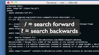 Basic editing with vi vim text editor for Unix [upl. by Oby]