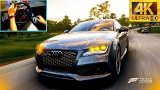 Audi RS7 SportBack  Forza Horizon 5 Logitech G 29 Steering Wheel  Shifter Gameplay [upl. by Isej]