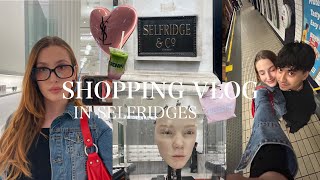 shopping vlog in Selfridges  makeup haul London luxury mall amp more [upl. by Rolanda]