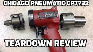 Teardown Chicago Pneumatic CP7732 compact impact wrench review and autopsy [upl. by Nylleoj840]