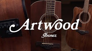 Artwood Series  Ibanez Acoustic [upl. by Yim]