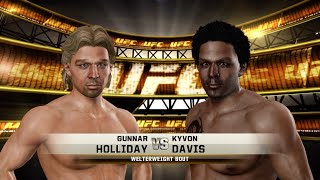 Gunnar Holliday vs Kyvon Davis  UCF Fight Night 164 CoMain Event [upl. by Llerrad]