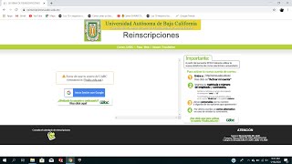 Reinscripciones UABC tutorial [upl. by Ahsen]