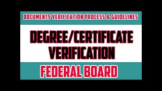 FBISE documents Attestation Procedure Fbise result card verification [upl. by Ajiat]