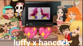 Strawhats react to Boa Hancock  One piece hat👒👒🏴‍☠️🏴‍☠️🏴‍☠️ [upl. by Animrelliug]