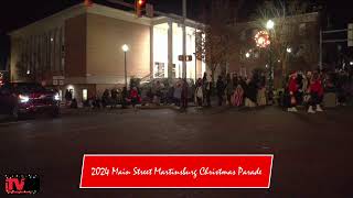 2024 Main Street Martinsburg Christmas Parade 1232024 [upl. by Ramey]