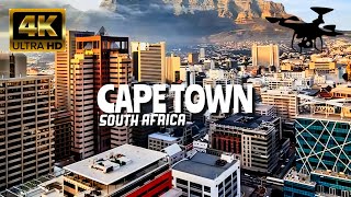 Cape Town South Africa In 4K By Drone  Amazing View Of Cape Town South Africa [upl. by Annohs238]