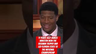 11 years ago Jameis Winston won the heisman trophy and led florida state to national championship [upl. by Ailad]