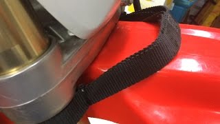 Front Tugger Pull Strap Rope Cheap DIY dirt bike CRF [upl. by Eelamme]