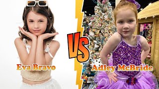 Adley McBride A for Adley VS Eva Bravo Play Transformation 👑 New Stars From Baby To 2024 [upl. by Nyrrek]