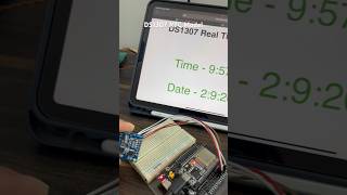 DS1307 Rtc module with esp32 rtc esp8266project esp32project arduinotutorial iot esp32 diy [upl. by Annaya]