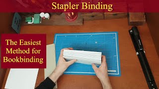 Simple and Quick Bookbinding StepbyStep Stitching of the Book Block For Beginners [upl. by Helena]