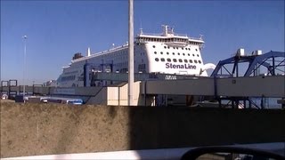 Embarking and disembarking the Stena Hollandica and Stena Britannica [upl. by Nahgam382]