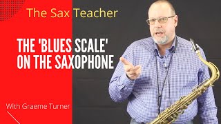 Saxophone teacher  The Blues Scale on the saxophone [upl. by Lazos]