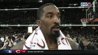 JR Smith on feeling of Cavs winning Game 6 [upl. by Sudhir974]