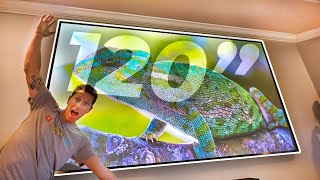 MASSIVE 120INCH Laser TV Hisense PX1Pro Review [upl. by Eniluj183]