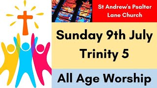 St Andrews Psalter Lane Church Service of All Age Worship for Sunday 9th July 2023 [upl. by Sucramd198]