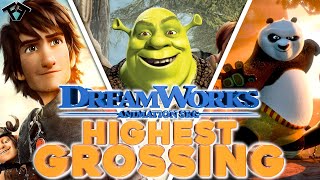 TOP 10  HighestGrossing DreamWorks Movies [upl. by Nnyre866]