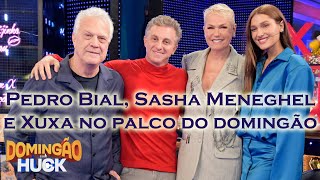 Domingão com Huck  Luciano Huck conversa com Xuxa Pedro Bial e Sasha Meneghel [upl. by Miko]