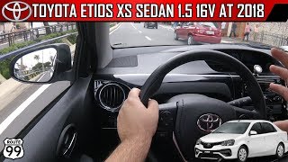 TOYOTA ETIOS XS SEDAN 15 AT 2018  Opinião sobre o carro na cidade [upl. by Cornwell]