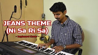 Jeans Theme  Ni Sa Ri Sa ARRahman  Keyboard cover  Navanethan D [upl. by Pierrepont]