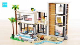 レゴ クリエイター モダンな家 31153 ／ LEGO Creator 3in1 Modern House Speed build amp Review [upl. by Harald120]