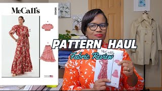 Pattern Haul  Fabric Review [upl. by Zeba]