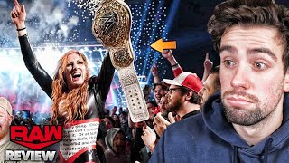 Becky CAMPEONA  WWE RAW 22 Abril 2024 REVIEW [upl. by Akinad850]