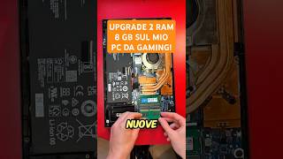 Upgrade 2 RAM da 8 GB sul mio PC da Gaming portatile PCGaming RAMUpgrade TechTutorial PCBuild [upl. by Eahsat]