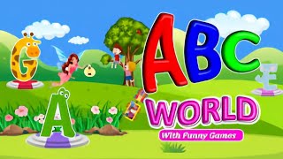 quotABC WORLD GAME GAMEPLAY Learn Alphabet amp Numbers with Fun Educational Games for Kidsquot [upl. by Arved]